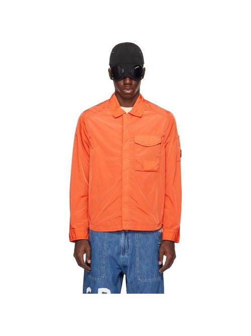 Cp Company Chrome-R Pocket Overshirt in Gold Flame