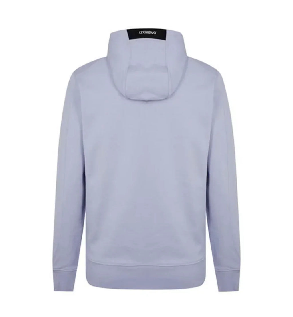 Cp Company Heavy Lens Overhead Hoodie In Cosmic Sky
