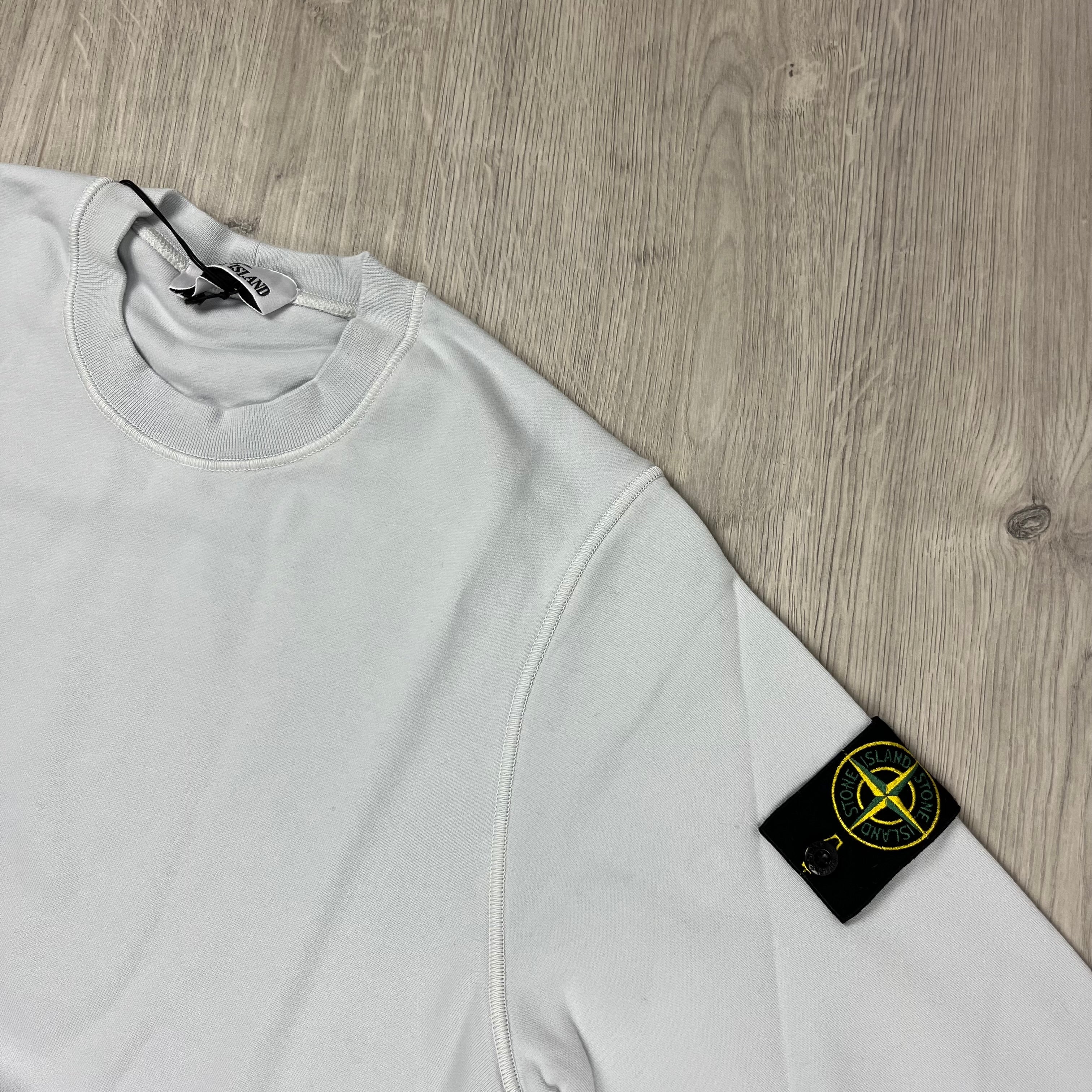 Stone Island Dyed Sweatshirt - Sky Blue
